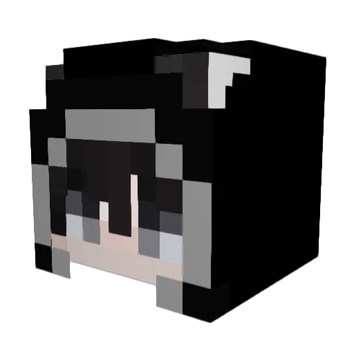 ShadowBJBM Minecraft avatar head, 3D render