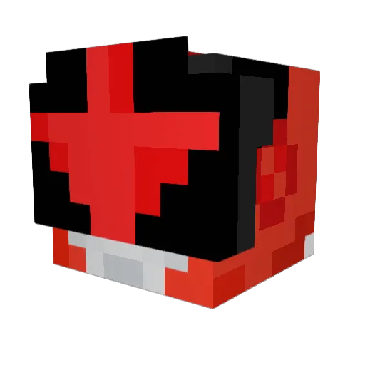 ShadowBarney Minecraft avatar head, 3D render