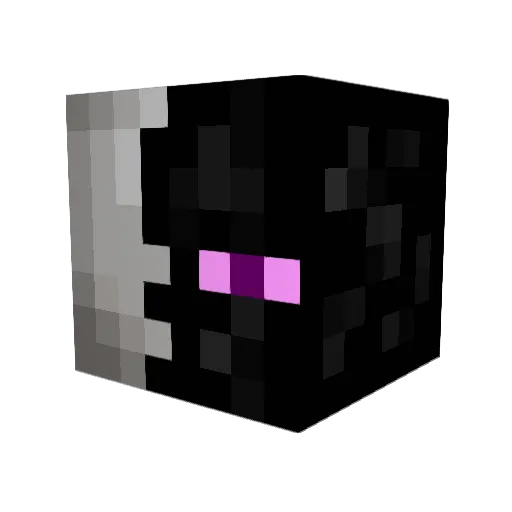 ShadowBeholder Minecraft avatar head, 3D render
