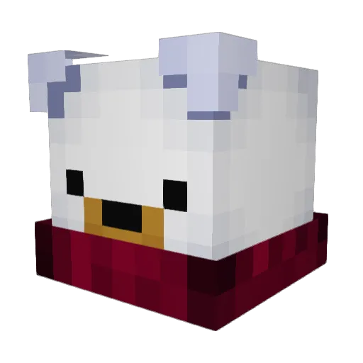 ShadowCabbage85 Minecraft avatar head, 3D render