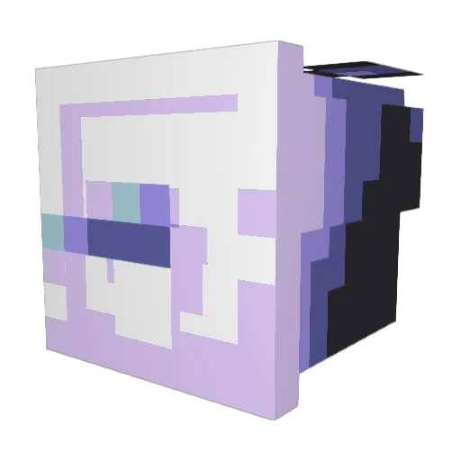 ShadowCat7277 Minecraft avatar head, 3D render
