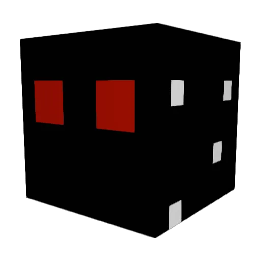 ShadowCozmos Minecraft avatar head, 3D render