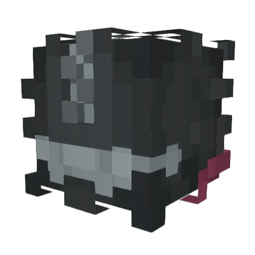 ShadowDP Minecraft avatar head, 3D render