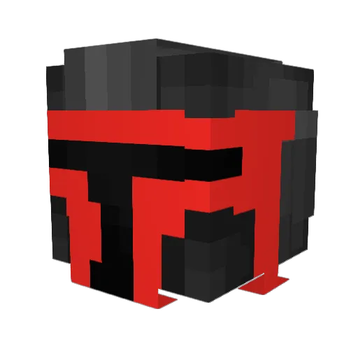 ShadowDealer20 Minecraft avatar head, 3D render