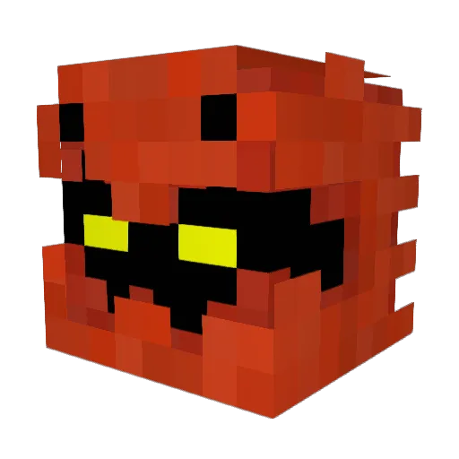 ShadowDuke027 Minecraft avatar head, 3D render