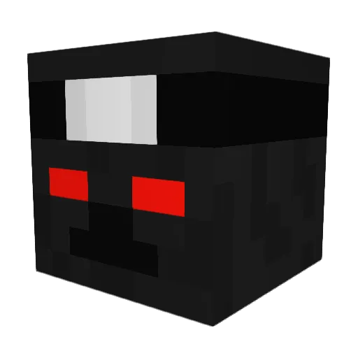 ShadowElementZz Minecraft avatar head, 3D render