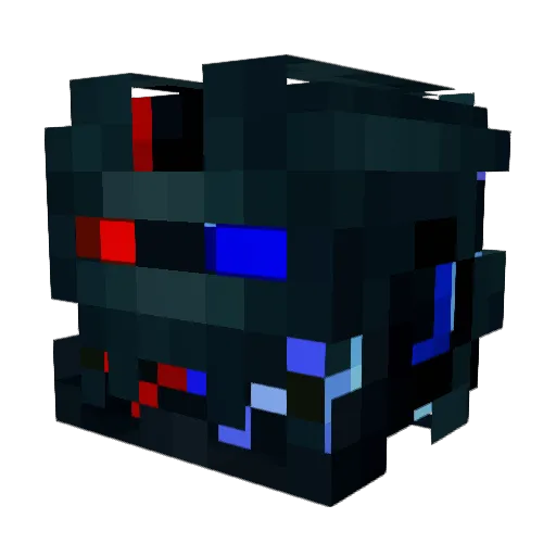 ShadowFire367 Minecraft avatar head, 3D render