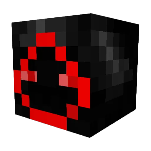 ShadowFlameJ Minecraft avatar head, 3D render