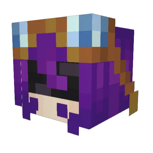 ShadowFox_275 Minecraft avatar head, 3D render