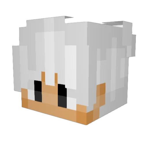 ShadowFur Minecraft avatar head, 3D render