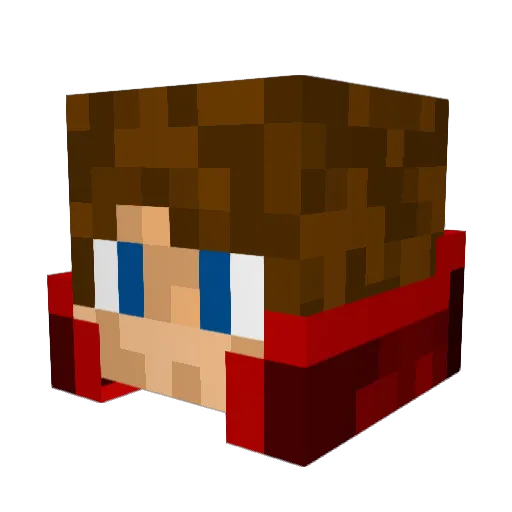ShadowGamer985 Minecraft avatar head, 3D render