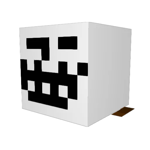 ShadowGamerX Minecraft avatar head, 3D render