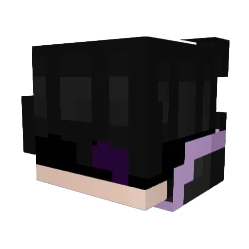 ShadowGridYT Minecraft avatar head, 3D render