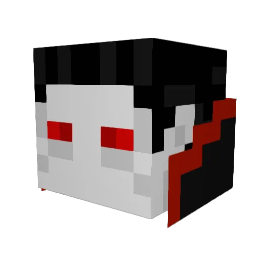 ShadowInvoker69 Minecraft avatar head, 3D render