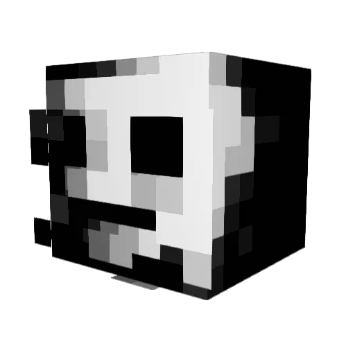 ShadowKiller29 Minecraft avatar head, 3D render