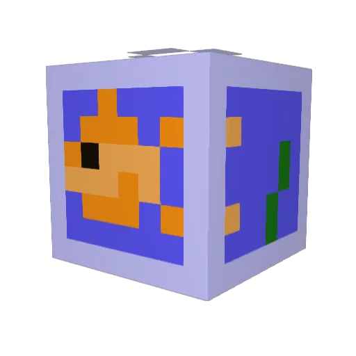 ShadowKitten2300 Minecraft avatar head, 3D render