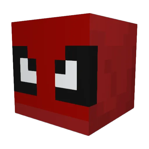 ShadowKng555 Minecraft avatar head, 3D render