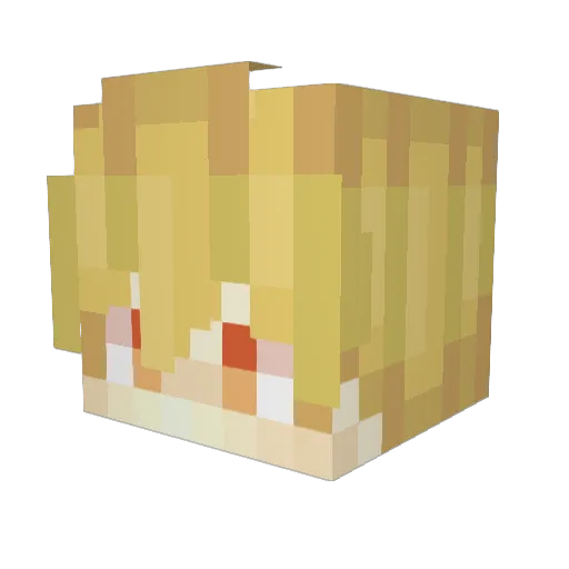 ShadowLadyJr Minecraft avatar head, 3D render