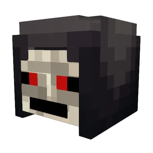 ShadowLeleTV Minecraft avatar head, 3D render