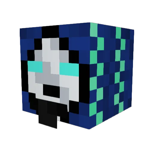 ShadowLight372 Minecraft avatar head, 3D render