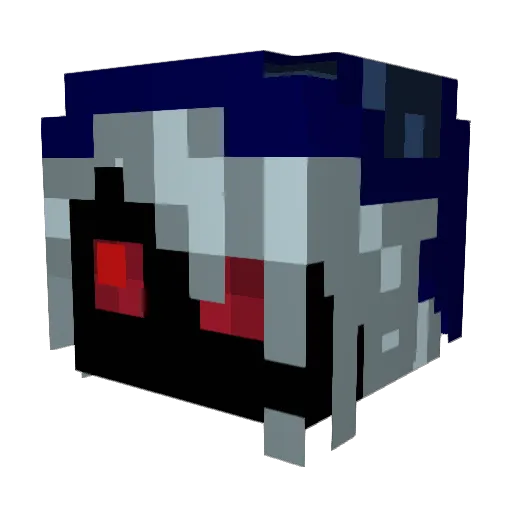 ShadowLink1985 Minecraft avatar head, 3D render