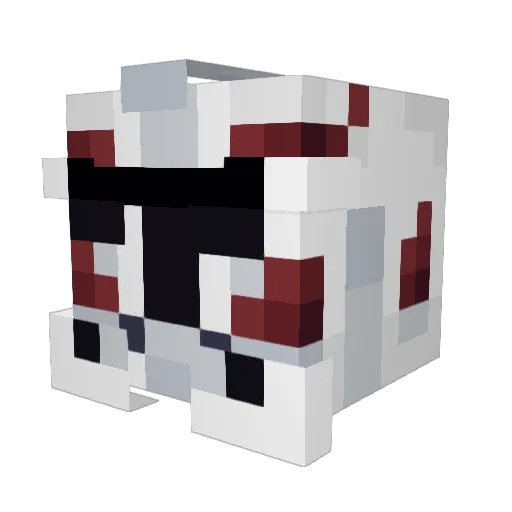 ShadowMX Minecraft avatar head, 3D render
