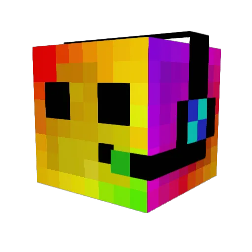 ShadowMari0 Minecraft avatar head, 3D render