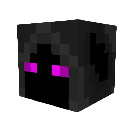 ShadowMe Minecraft avatar head, 3D render