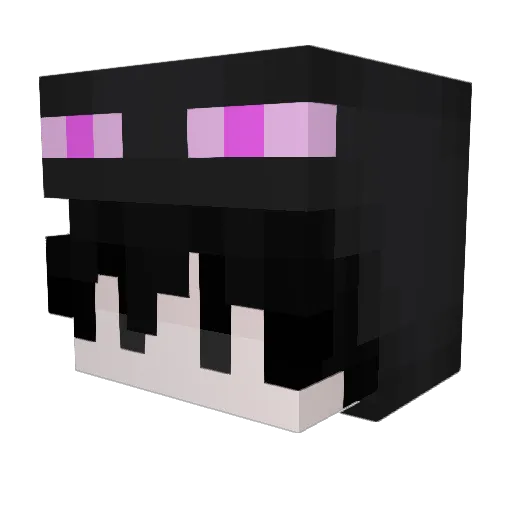 ShadowMonArch696 Minecraft avatar head, 3D render