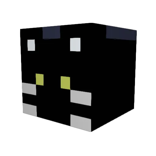 ShadowMurky Minecraft avatar head, 3D render