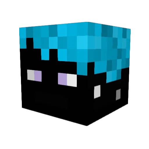 ShadowMyth89 Minecraft avatar head, 3D render