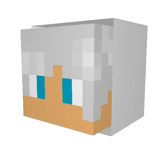 ShadowNero10 Minecraft avatar head, 3D render
