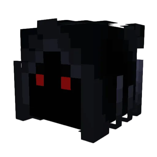 ShadowNight377 Minecraft avatar head, 3D render