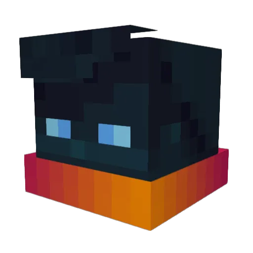 ShadowNike_MC Minecraft avatar head, 3D render