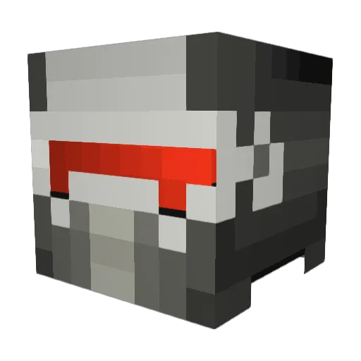 ShadowOfDeath666 Minecraft avatar head, 3D render