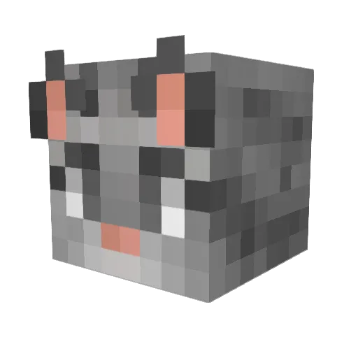 ShadowOfDeath_1 Minecraft avatar head, 3D render