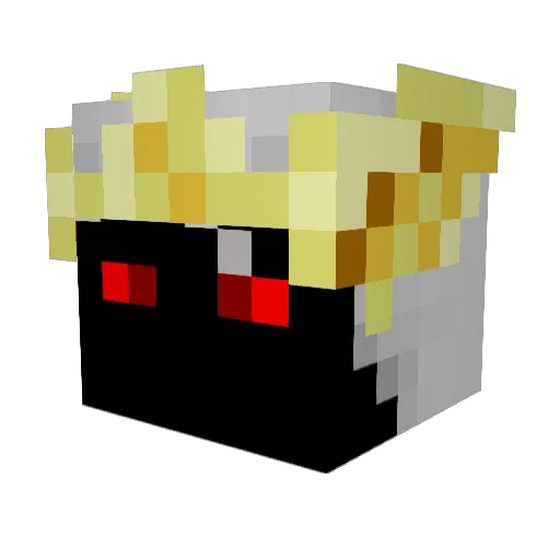 ShadowOfLight Minecraft avatar head, 3D render