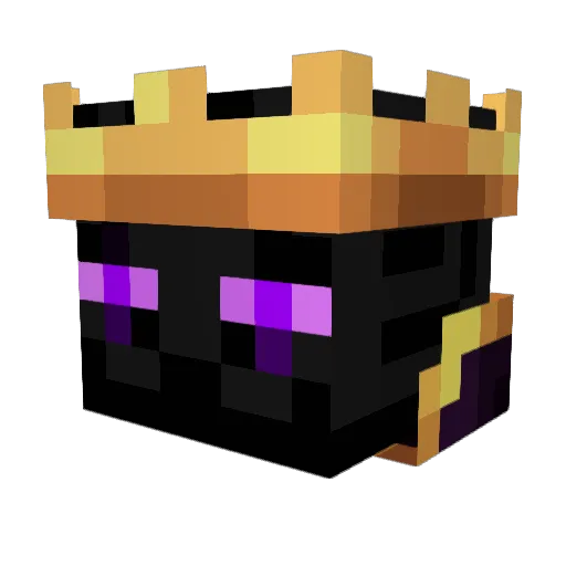 ShadowPea777 Minecraft avatar head, 3D render