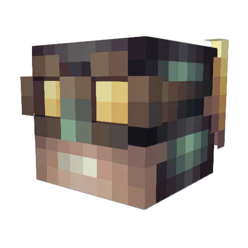 ShadowPickle17 Minecraft avatar head, 3D render