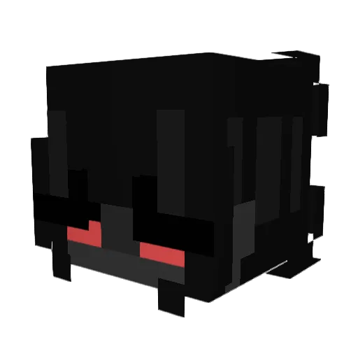 ShadowPiercerr Minecraft avatar head, 3D render