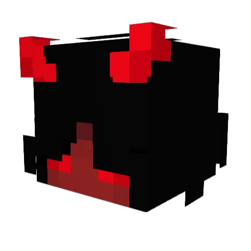 ShadowPillot12 Minecraft avatar head, 3D render