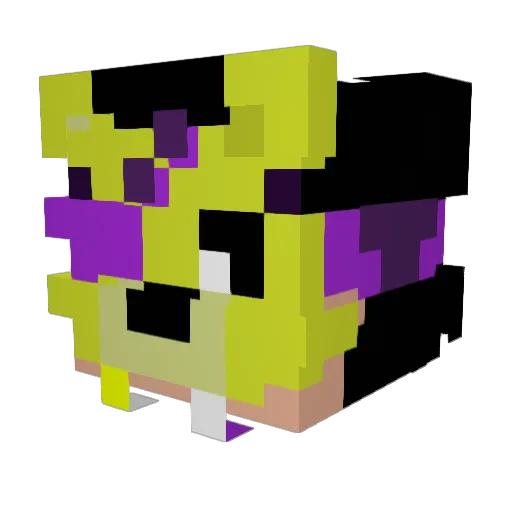 ShadowPrime_MC Minecraft avatar head, 3D render