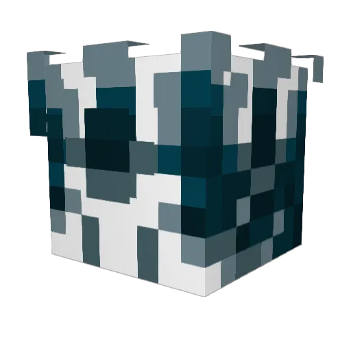 ShadowPulse2025 Minecraft avatar head, 3D render