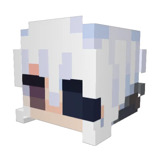 ShadowPuppet667 Minecraft avatar head, 3D render