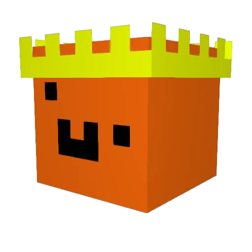 ShadowQuelloVero Minecraft avatar head, 3D render