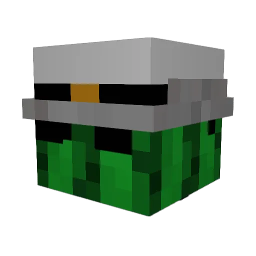 ShadowRaider24 Minecraft avatar head, 3D render
