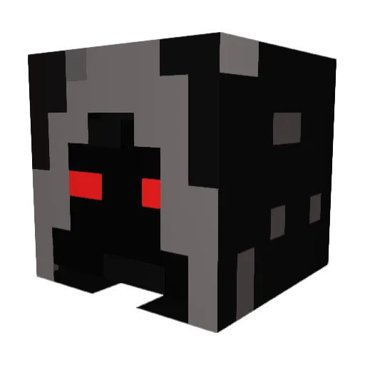 ShadowRanger718 Minecraft avatar head, 3D render