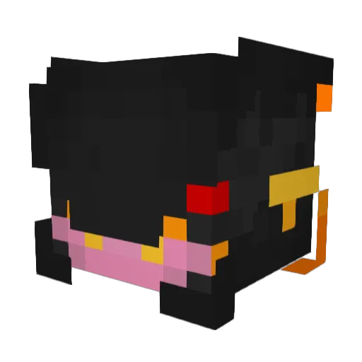 ShadowRayquaza Minecraft avatar head, 3D render
