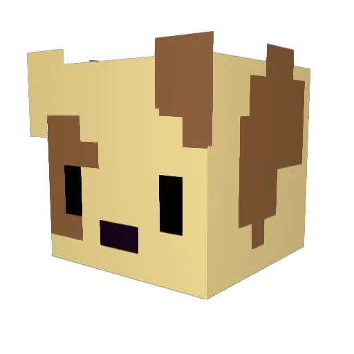 ShadowRy_1 Minecraft avatar head, 3D render
