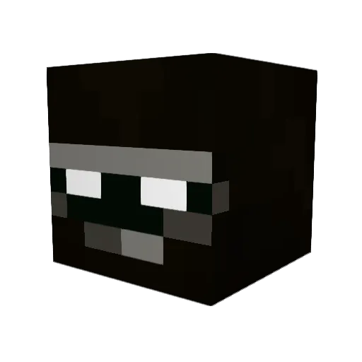 ShadowShow Minecraft avatar head, 3D render